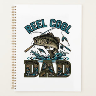 Echt cooler Vater Bassangeln Vintage-Vektordesign_ Planer