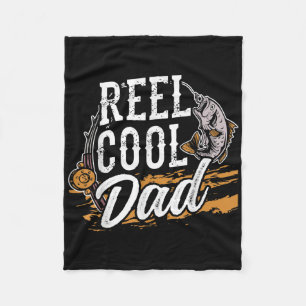 Echt cooler Vater Fischer Sprüche Fischer Fisch Fi Fleecedecke