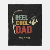 Echt cooler Vater Fleecedecke (Vorderseite)