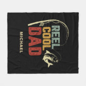Echt cooler Vater Fleecedecke (Vorderseite (Horizontal))