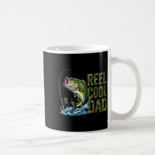 Echt cooler Vater lustiger Angelvater Bassangler Kaffeetasse