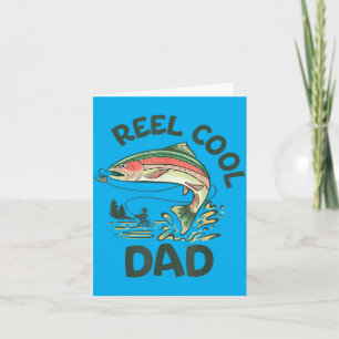 Echt cooler Vater Neuer Vater Leben Fischer Vatert Karte