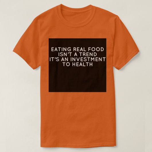 Echt Essen heute lang T-Shirt (Design vorne)