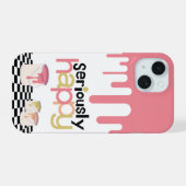 Echt glückliche iPhone 15 Hülle (Rückseite (Horizontal))