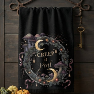 Echt gruseliges, mystisches Halloween Handtuch