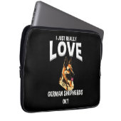 Echt Liebe Deutsche Hirten Laptopschutzhülle (Vorne Rechts)