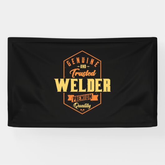 Echt und vertrauenswürdig Welder Banner (Horizontal)