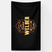 Echt und vertrauenswürdig Welder Banner (Vertikal)
