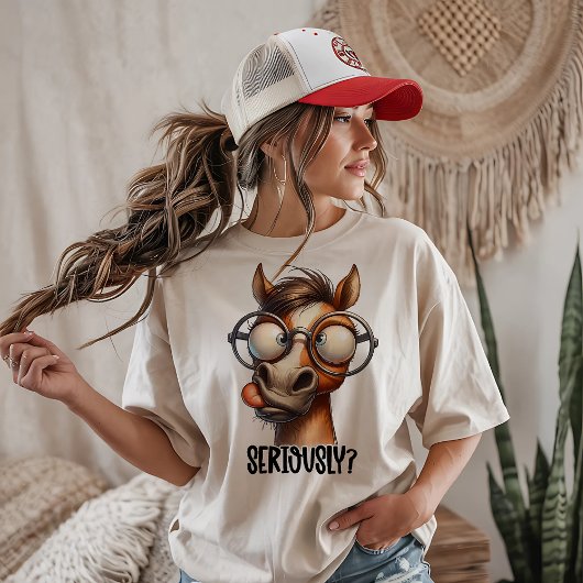Echt Verrücktes Pferd T-Shirt