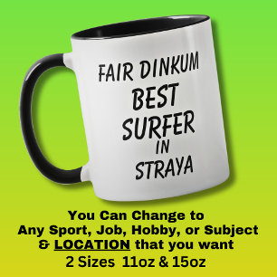 Echt wahr BESTER SURFER in Australien  Tasse