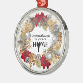 Echte Anwesen Agent Schließung Geschenk Weihnachts Ornament Aus Metall (Links)