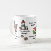Echte Anwesen Agent Weihnachten Kaffeetasse (Vorderseite Links)