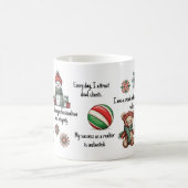 Echte Anwesen Agent Weihnachten Kaffeetasse (Mittel)