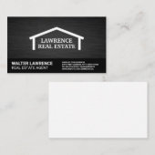 Echte Anwesen-Dachlogos | Hintergrund Visitenkarte (Vorne/Hinten)