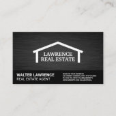 Echte Anwesen-Dachlogos | Hintergrund Visitenkarte (Vorderseite)