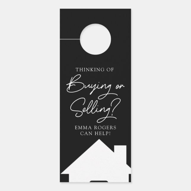 Echte Anwesen Door Hanger Türanhänger (Vorderseite)