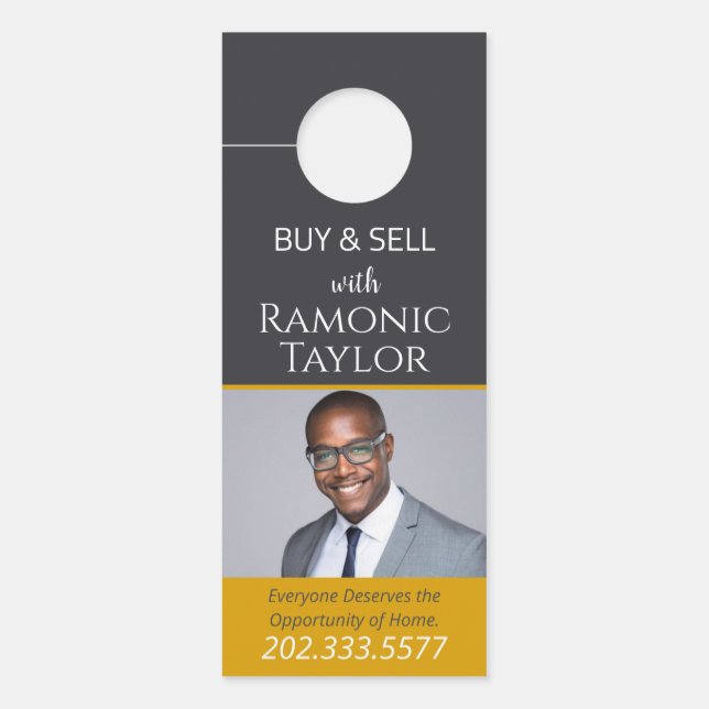 Echte Anwesen Door Hanger Türanhänger (Vorderseite)