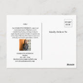 Echte Anwesen Einführung mit Rezept Postkarte (Rückseite)