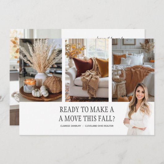 Echte Anwesen fallen Kürbisgewürz Postkarte (Vorne/Hinten)