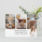 Echte Anwesen fallen Kürbisgewürz Postkarte (Stehend Vorderseite)