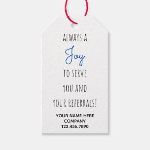 Echte Anwesen Freude, Referrals Pop von Geschenkanhänger