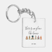 Echte Anwesen Neue Hausbesitzer Neue Schlüssel Schlüsselanhänger (Vorderseite links)