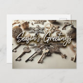 Echte Anwesen Postkarte - Saisongruss (Vorne/Hinten)