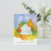 Echte Anwesen Vielen Dank für Ihr Business Referen