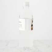 Echte Anwesen-Werbe-Wasser-Flasche-Etikett Wasserflaschenetikett (Rückseite)