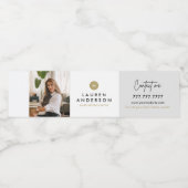 Echte Anwesen-Werbe-Wasser-Flasche-Etikett Wasserflaschenetikett (Einzelnes Label)