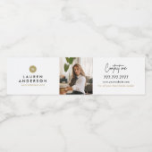 Echte Anwesen-Werbe-Wasser-Flasche-Etikett Wasserflaschenetikett (Einzelnes Label)