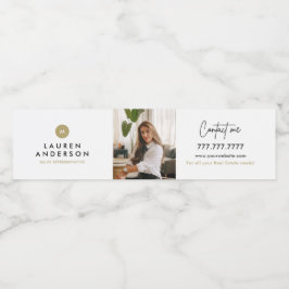 Echte Anwesen-Werbe-Wasser-Flasche-Etikett Wasserflaschenetikett