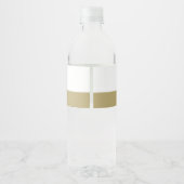 Echte Anwesen-Werbe-Wasser-Flasche-Etikett Wasserflaschenetikett (Rückseite)