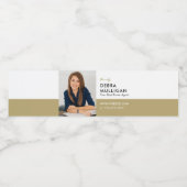 Echte Anwesen-Werbe-Wasser-Flasche-Etikett Wasserflaschenetikett (Einzelnes Label)