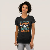 Echte Athleten Swim T-Shirt (Vorne ganz)