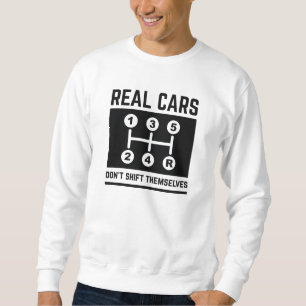 Echte Autos drehen sich nicht um Sweatshirt