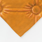 Echte braune Lederpolsterung. Fleecedecke (Ecke)