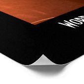 Echte Bücher machen mich auf Poster (Ecke)