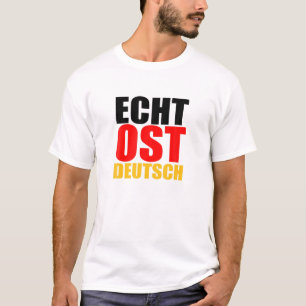 Echte DDR Ostdeutschland Ostdeutsche Ostdeutsche O T-Shirt