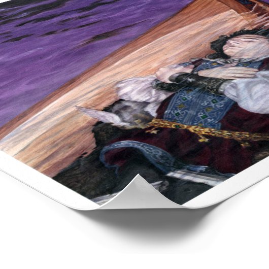 Echte Dead Print Poster (Ecke)