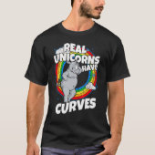 Echte Einhörner haben Regenbogen für Frauen oder M T-Shirt (Vorderseite)
