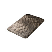 Echte Elefantenhaut Textur, zerknittert. Badematte (Schrägansicht)