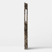 Echte Elefantenhaut Textur, zerknittert. Case-Mate iPhone Hülle (Rückseite / Links)