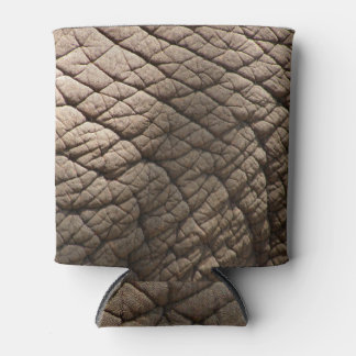 Echte Elefantenhaut Textur, zerknittert. Dosenkühler