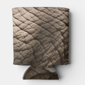 Echte Elefantenhaut Textur, zerknittert. Dosenkühler (Rückseite)