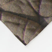 Echte Elefantenhaut Textur, zerknittert. Fleecedecke (Ecke)