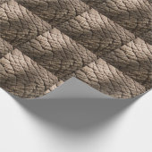 Echte Elefantenhaut Textur, zerknittert. Geschenkpapier (Ecke)