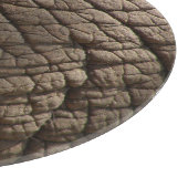 Echte Elefantenhaut Textur, zerknittert. Schneidebrett (Ecke)