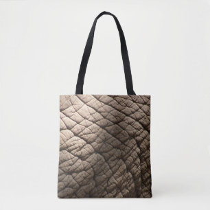 Echte Elefantenhaut Textur, zerknittert. Tasche