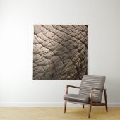 Echte Elefantenhaut Textur, zerknittert. Wandteppich (Beispiel)